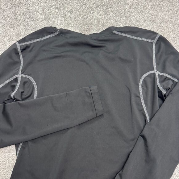 Unbranded Performance Active Long Sleeve Shirt Womens Small Black Crew Neck Run - Picture 9 of 10